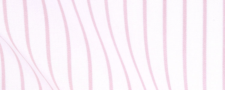 Pink Classic Stripe Broadcloth | 120/2