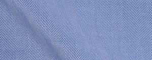 French Blue Fine Herringbone | 90/2