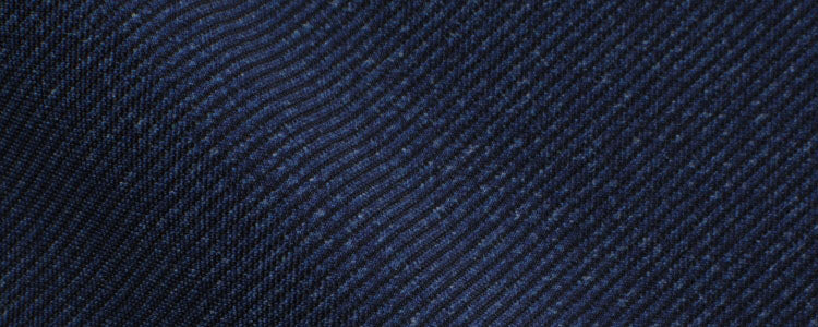 Midnight Navy Twill Print High Performance Stretch