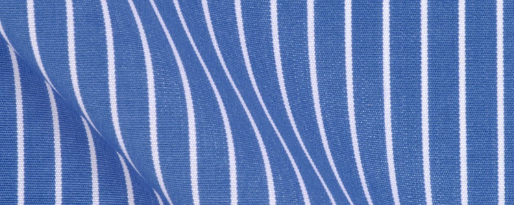 French Blue Reverse Pinstripe | 120/2