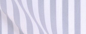 Grey Classic Bengal Stripe Two Ply Broadcloth