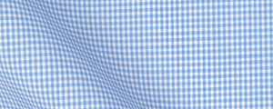 Light Blue Micro Gingham Check Broadcloth