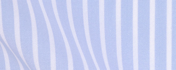 Light Blue Reverse Stripe Two Ply Broadcloth