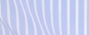 Light Blue Reverse Stripe Two Ply Broadcloth