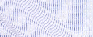 Blue Hairline Stripe Cotton Linen Slub Weave