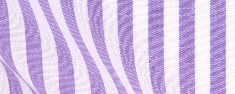 Purple Cotton/Linen Candy Stripe