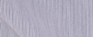 Black Hairline Stripe Two Ply Broadcloth