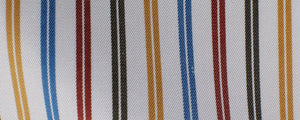 Multi Color Double Bar Stripe Twill