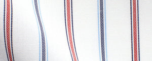 White/Dark Red/Black/Blue Variegated Stripe | 120/2