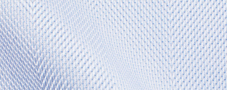 Light Blue Abstract Herringbone Dobby | 90/2