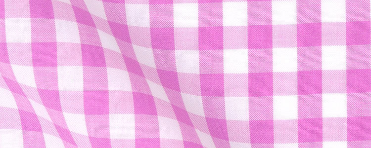 Pink Gingham Broadcloth