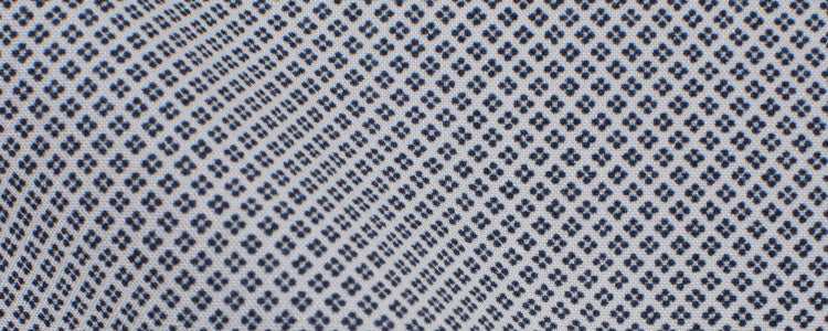 Navy Abstract Diamonds Print Broadcloth