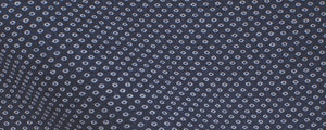 Navy Micro Ovals Print Broadcloth