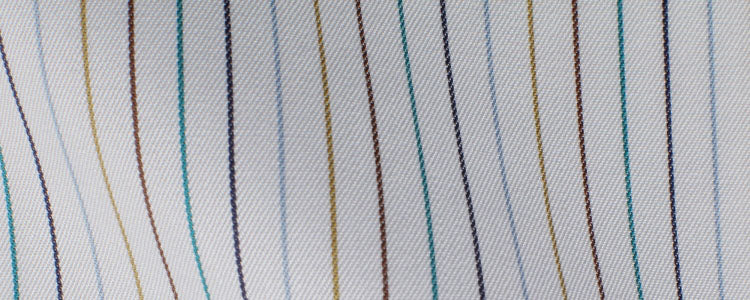 Multi Color Pinstripe Twill