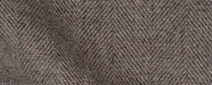 Taupe Heather Herringbone Brushed Twill