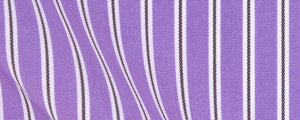 Purple Reverse Multi Stripe Two Ply Broadcloth