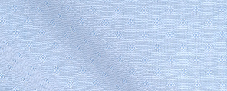 Light Blue Geometric Dots Jacquard