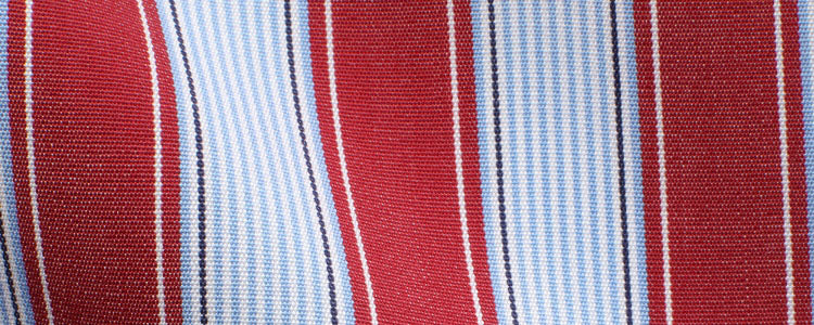 Shades of Blue/Red Variegated Bold Stripes | 120/2