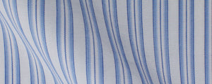 Blue Bold Stripe Broadcloth