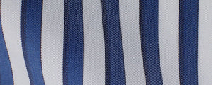 Navy Broad Stripe Twill