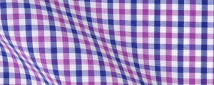 Purple/Navy Mini Gingham Broadcloth