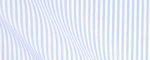 Light Blue Traditional Stripe Broadcloth | 120/2