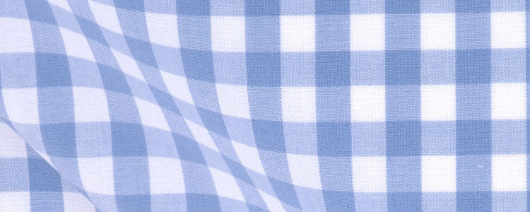 Light Blue Gingham Broadcloth