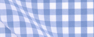 Light Blue Gingham Broadcloth