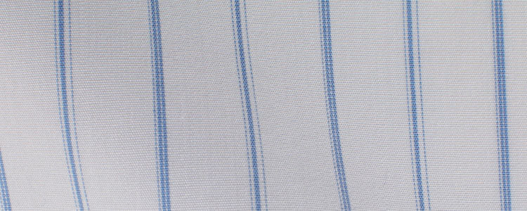 Light Blue Combination Stripe Broadcloth