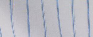 Light Blue Combination Stripe Broadcloth