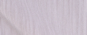 Brown Hairline Stripe Two Ply Broadcloth