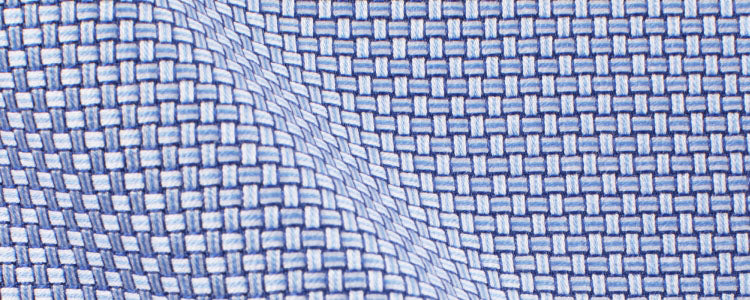 Blue Basket Weave Dobby | 90/2