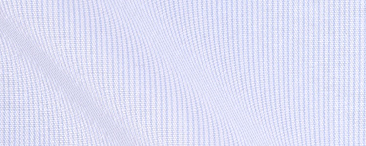 Light Blue Hairline Stripe Two Ply Broadcloth