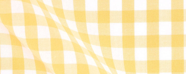 Yellow Gingham Broadcloth