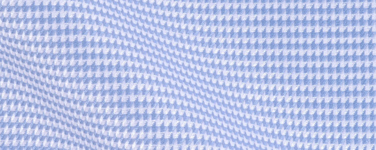 Blue Houndstooth Dobby | 90/2