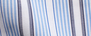 Blue/Black Variegated Stripes | 120/2