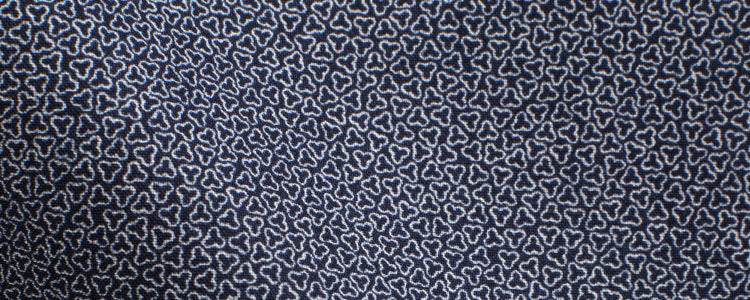 Navy Abstract Design Print Broadcloth