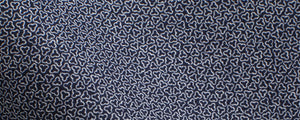 Navy Abstract Design Print Broadcloth