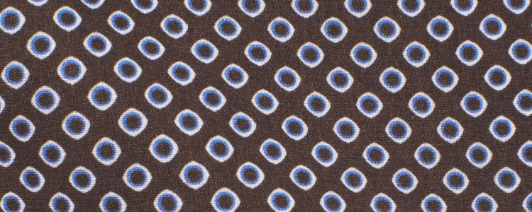 Brown Abstract Print Broadcloth