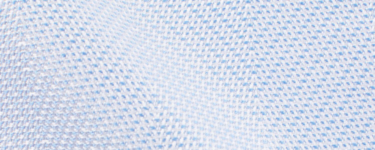 Light Blue Abstract Herringbone Dobby | 90/2