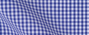 Blue Mini Gingham Broadcloth