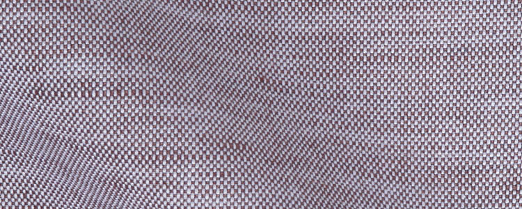 Brown Cotton Linen Pinpoint Weave