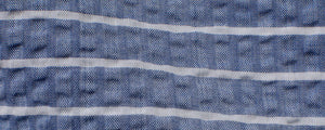 Navy Horizontal Reverse Stripe Seersucker