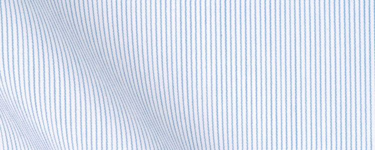 Light Blue Hairline Stripe | Stretch