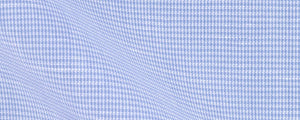 Blue Micro Houndstooth Cotton Linen Slub Weave