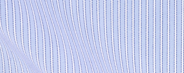 Light Blue Reverse Border Stripe Two Ply Broadcloth