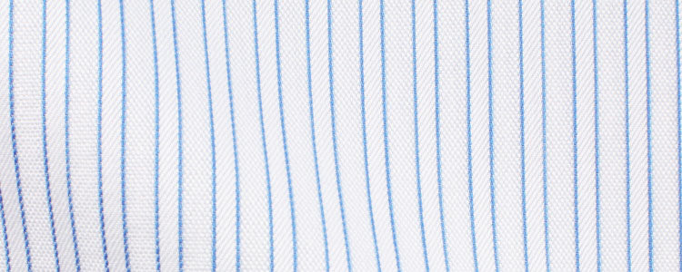 White/Blue Double Stripe