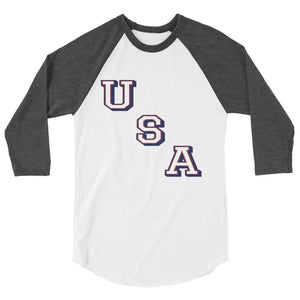 Vintage USA 3/4 sleeve raglan shirt