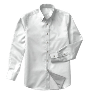 White Cotton Twill Fit Shirt