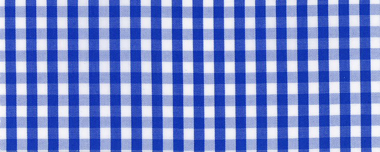 Broadcloth | Two Ply Cotton | Blue Gingham